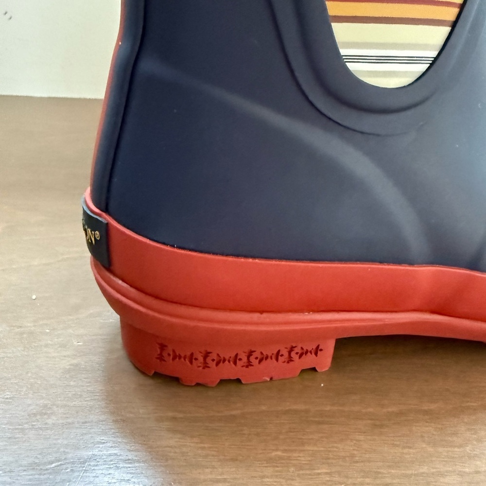 Pendleton WOMEN'S BRIDGER STRIPE WESTERN CHELSEA RAIN BOOT 9 • NWOT - Picture 7 of 10